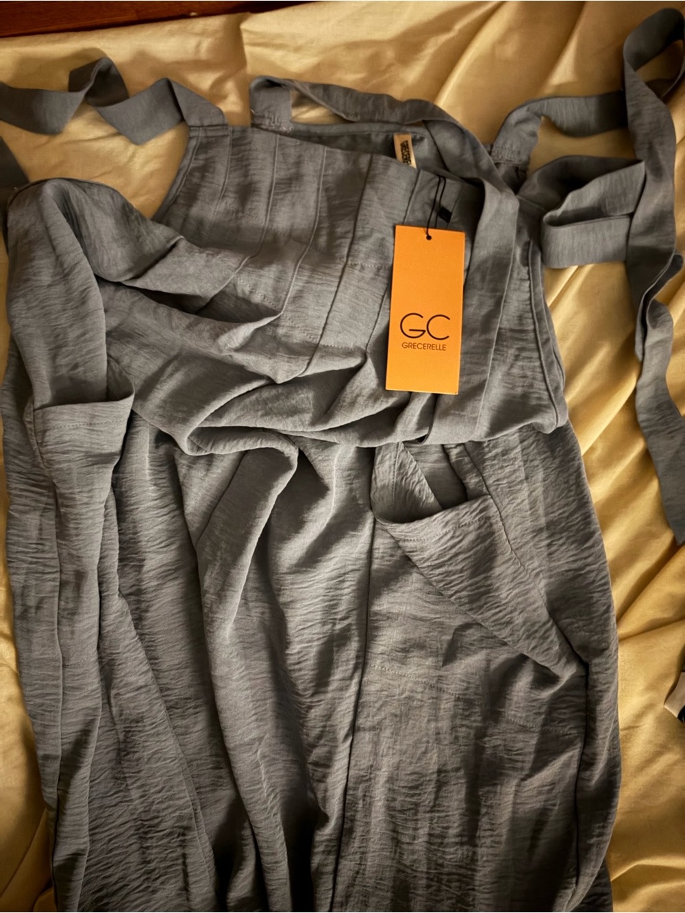 Women's Gray Jumpsuit; NWT; AS IS